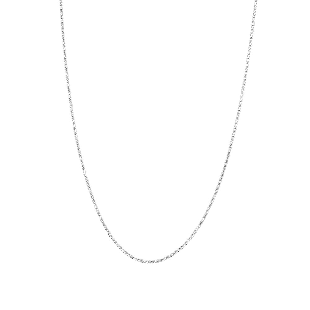 2mm Width Curb Chain in Sterling Silver