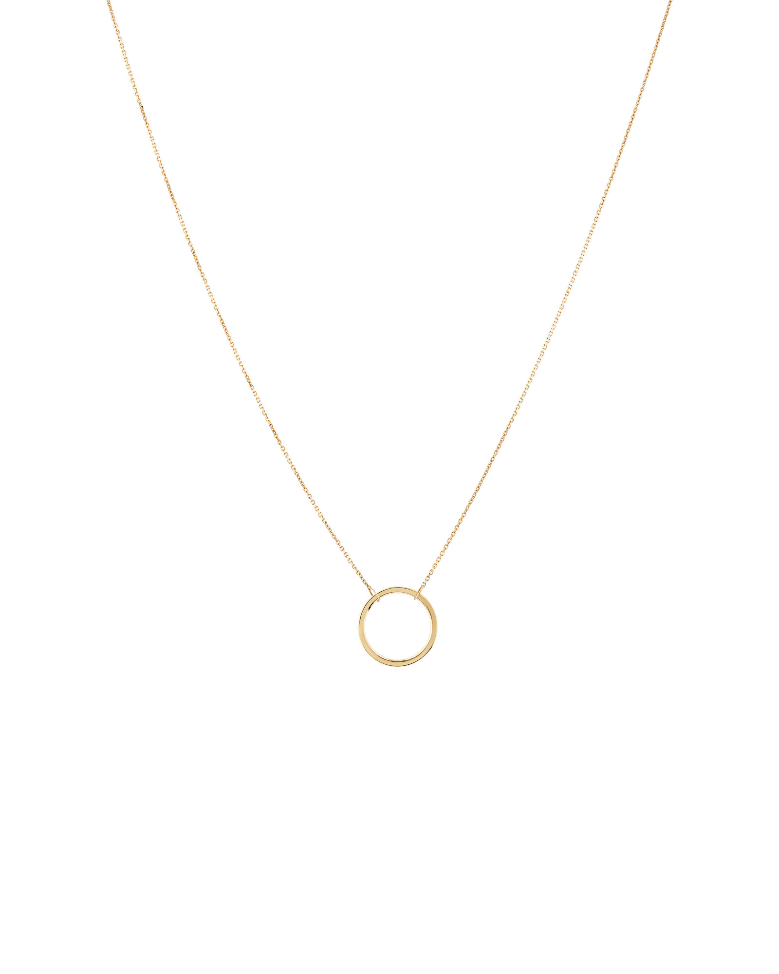 Circle Necklace in 10kt Rose Gold