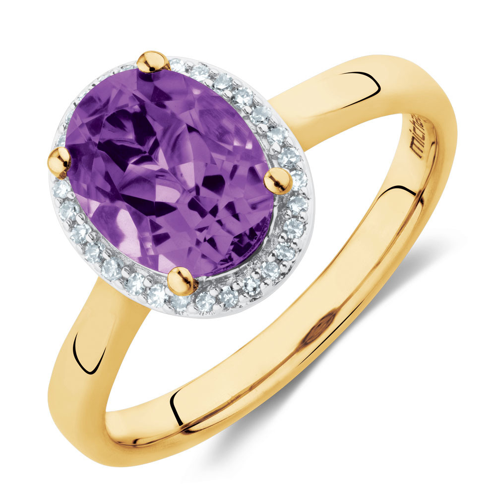amethyst ring michael hill