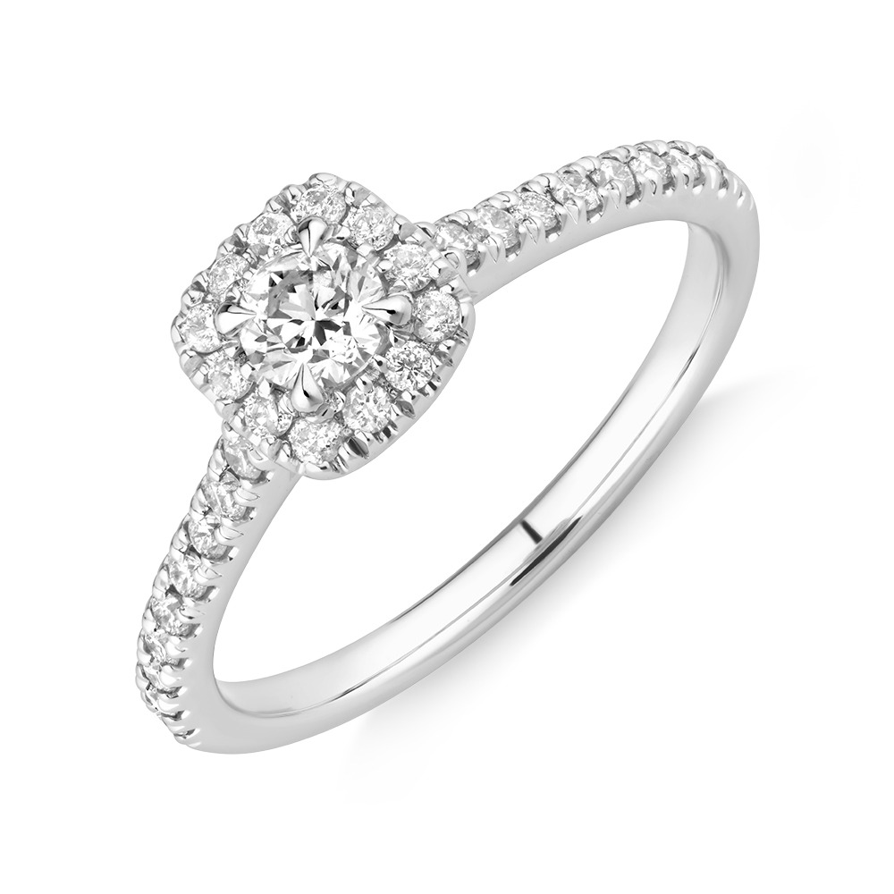 michael hill white gold engagement rings