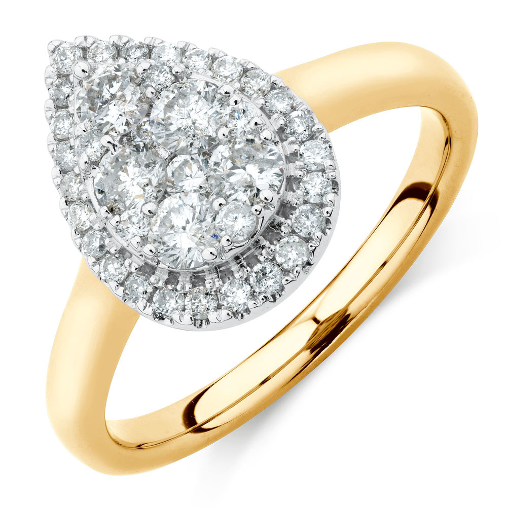 michael hill yellow gold diamond rings