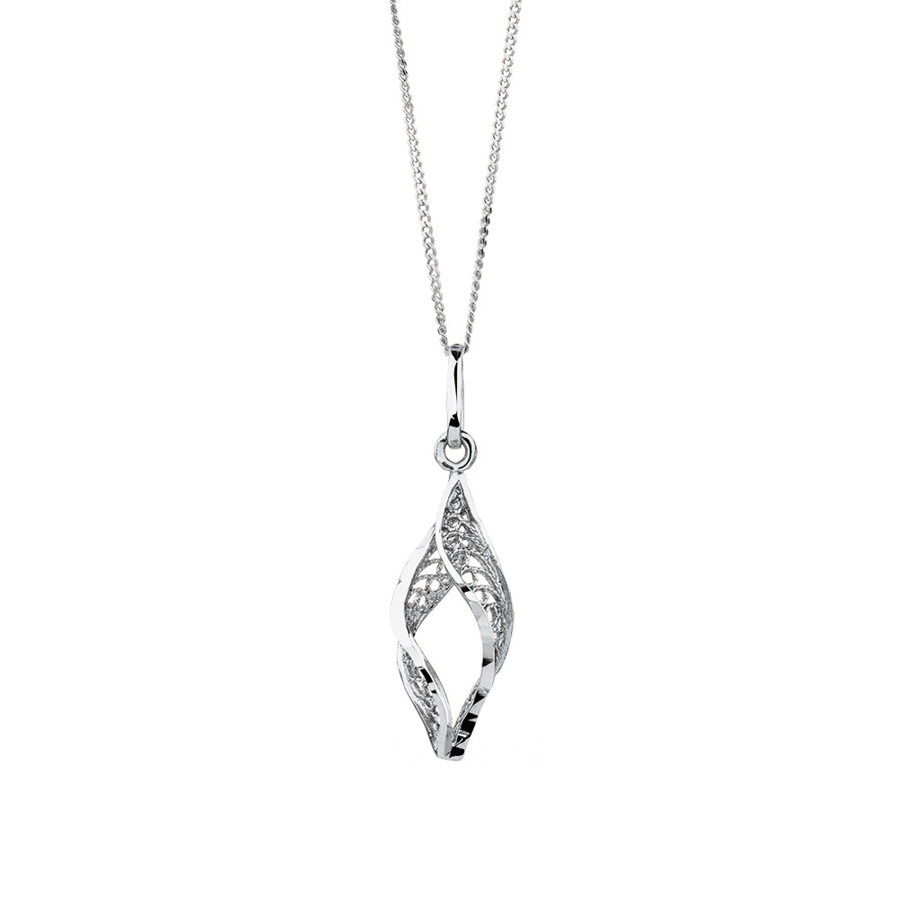 Pendant in 10ct White Gold