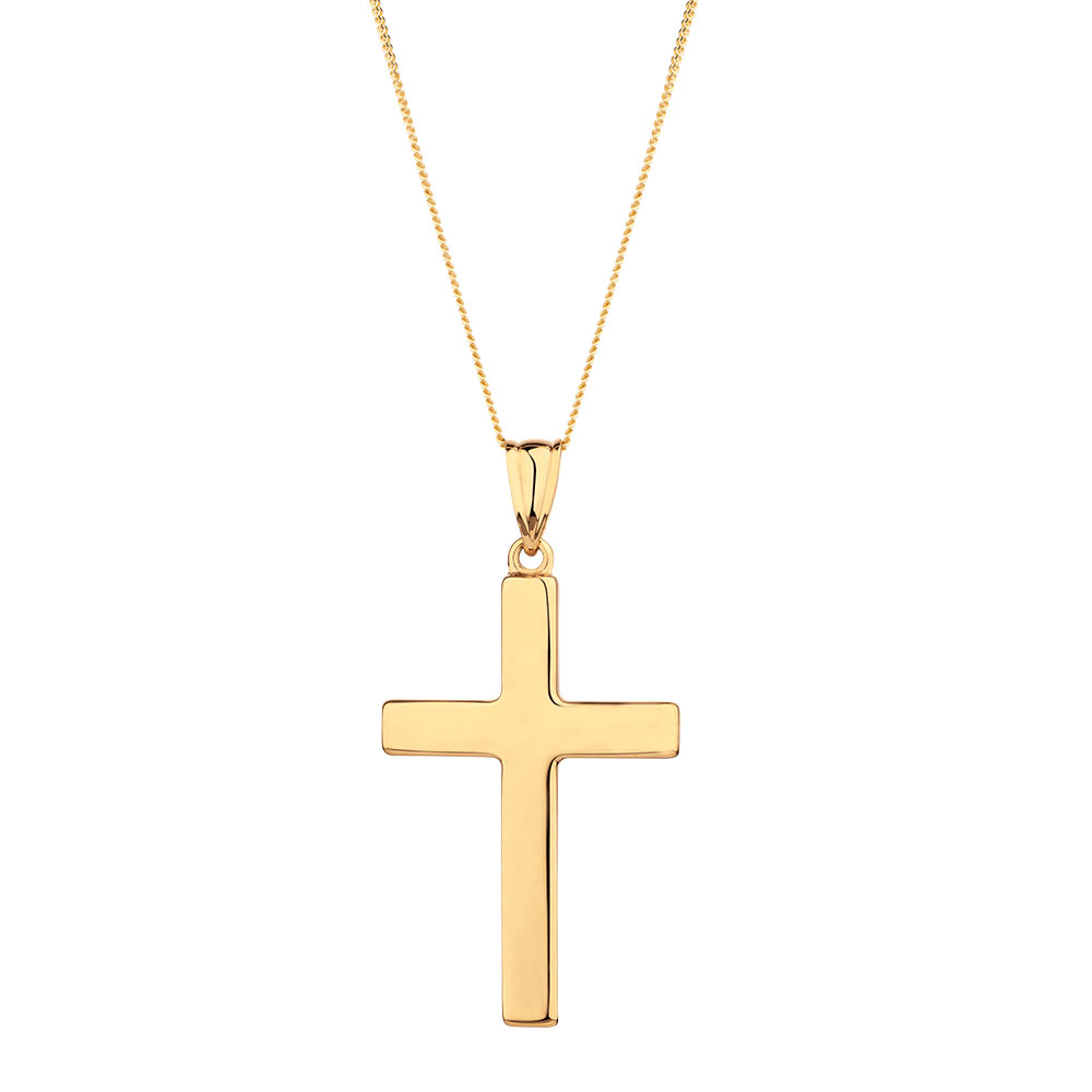 Cross Pendant in 10ct Yellow Gold