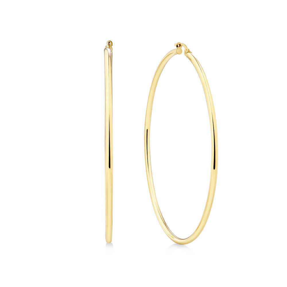 Hoop Earrings in 10ct Yellow Gold