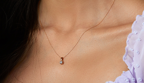 Diamond Solitaire Pendant Diamond Solitaire Pendant