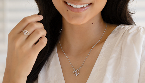 Silver Infinitas Pendant and Ring Silver Infinitas Pendant and Ring