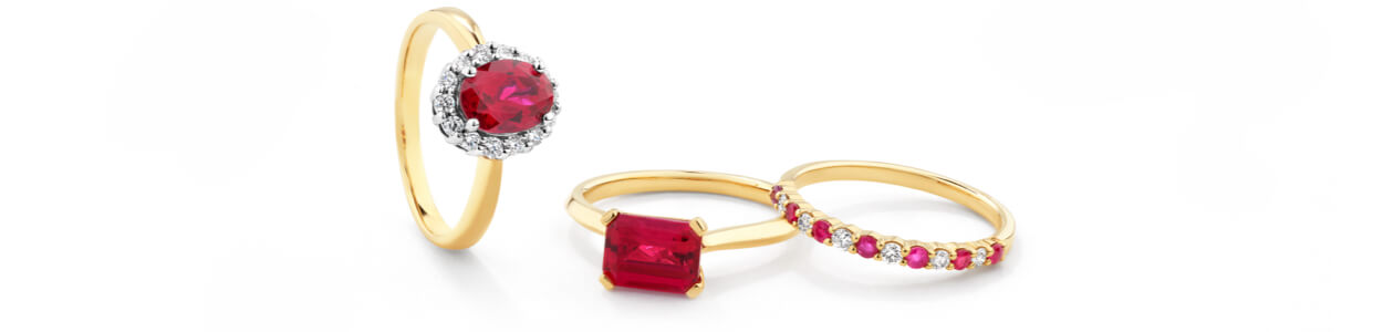 Rubies are rich, vibrant red gemstones that are synonymous with vitality, passion, and seeking your heart’s desire. The July birthstone has also been the gemstone of royalty for centuries. Gift a beautiful Ruby ring, pendant or earrings to your loved ones born in July.