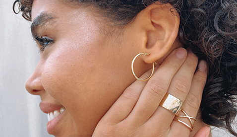 Yellow Gold Hoop Earrings Yellow Gold Hoop Earrings