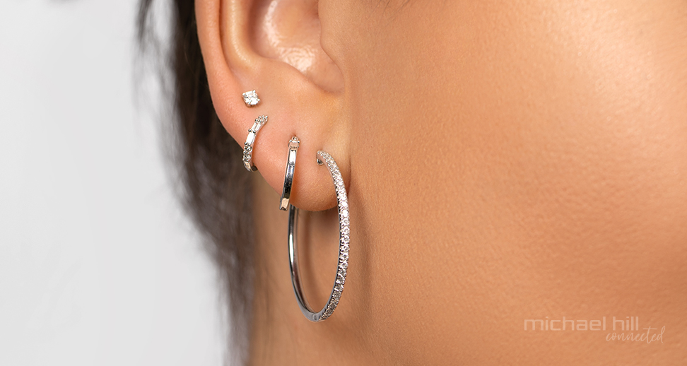 Diamond Earring Stacks Diamond Earring Stacks