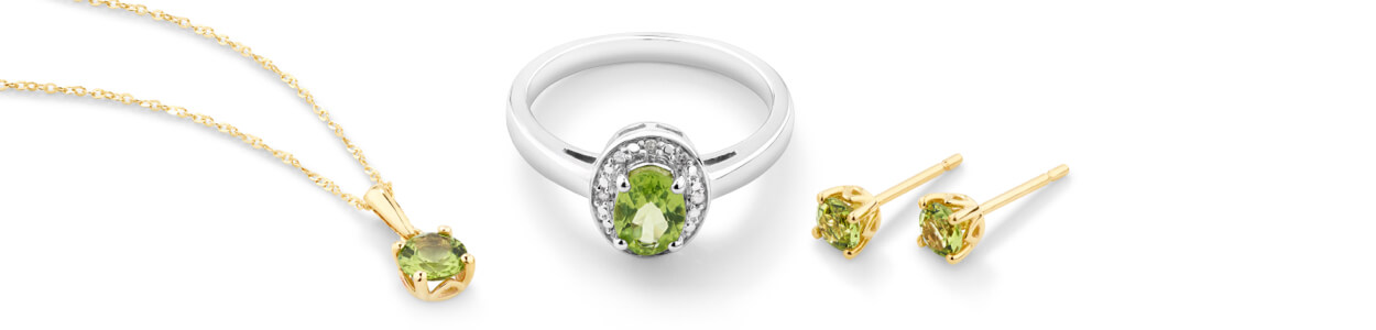 The August birthstone of Peridot is a bright, yellow-green gem renowned for the distinctive glow that it carries in all lighting. It is said to promote prosperity, fearlessness, and beauty, making Peridot jewellery the perfect gesture for those with August birthdays, or a meaningful gift for any occasion.