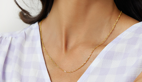 Yellow Gold Singapore Chain Yellow Gold Singapore Chain