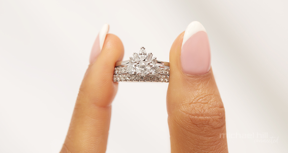 Three-stone engagement ring Three-stone engagement ring