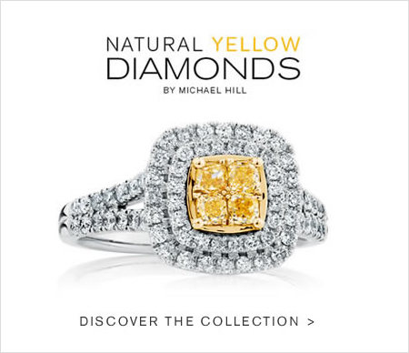 Discover stunning natural yellow diamond jewellery and engagement ring exclusive to Michael Hill