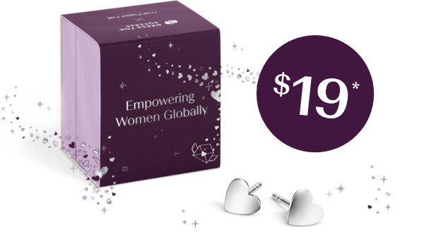 *For each purchase of these earrings (SKU 16350243) between 1 March - 31 March 2021, Michael Hill will donate $10 (in the local currency) to Dress for Success in the country of purchase. While stocks last. 